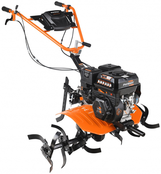 Мотоблок бензиновый ПАТРИОТ ПОБЕДА (колеса X-Drive 4, вперед, 2 назад) Россия
