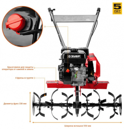 Культиватор ЗУБР МКТ-200