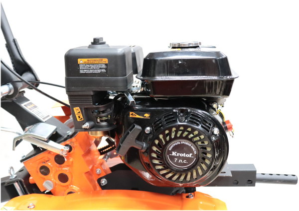 Мотоблок бензиновый Krotof TLR1160 (7л. с чугун. ред, 3-х скор, 4,00-10)