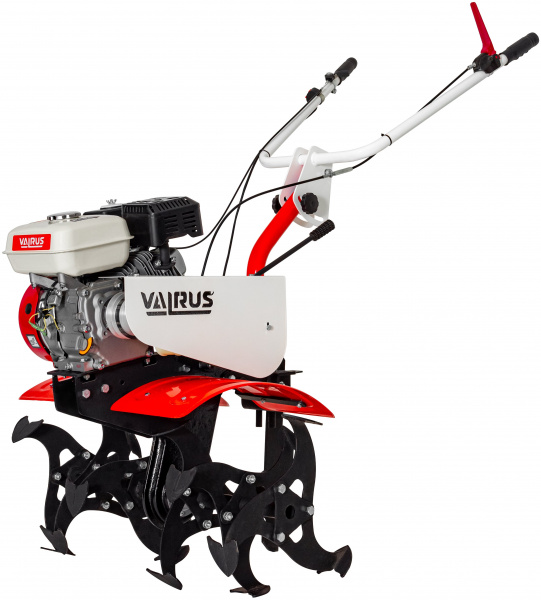 Мотоблок Valrus TIL 7/02BT3/10 ременной (7 л. с 2в/1н, фрезы "гусиные лапки", колеса 4.00-10)